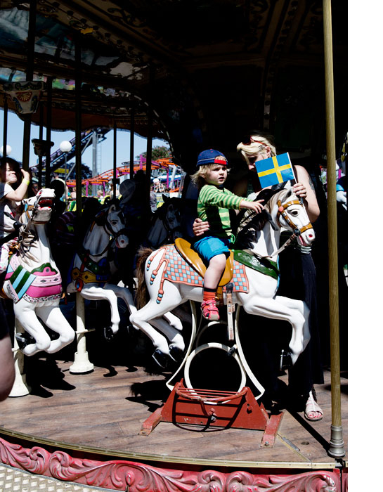 A child carousel